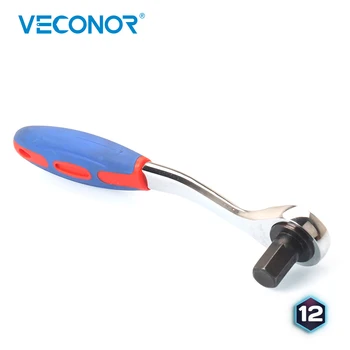 

12mm Chrome Vanadium Ratchet Allen Key Wrench Ratcheting Spanner Hand Tools for Car Repair Hex Key Wrenches 12 mm