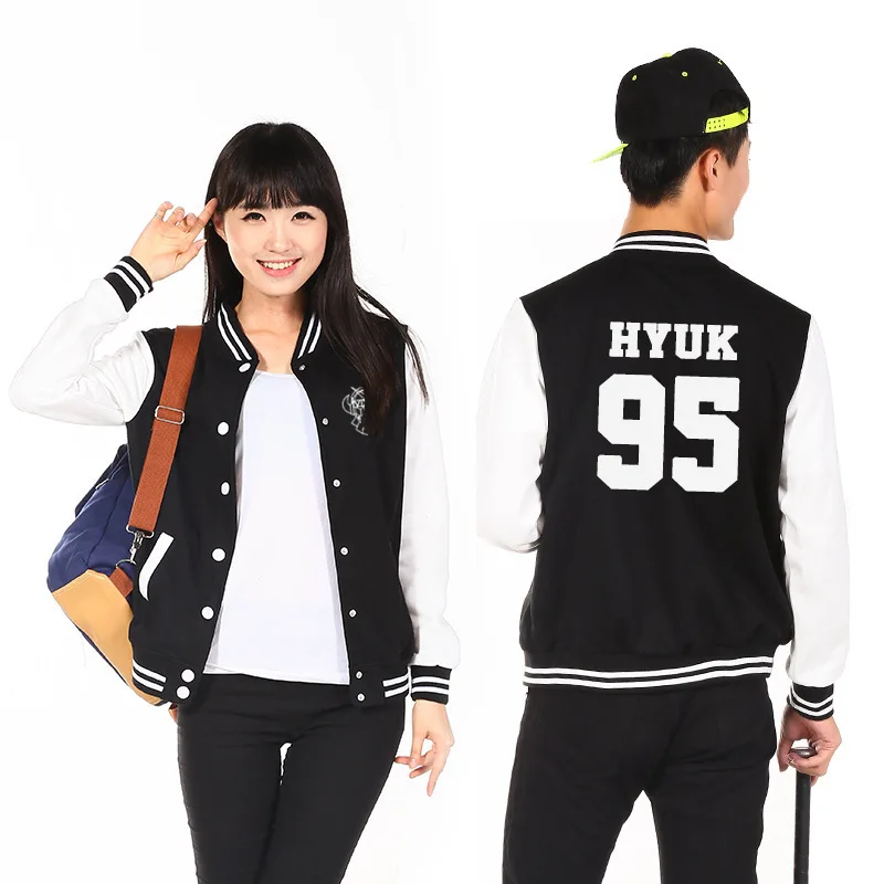 

Kpop Vixx surrounding the same paragraph exo Korean baseball uniform jacket wool lovers k-pop kpop hoodies sweatshirts clothing