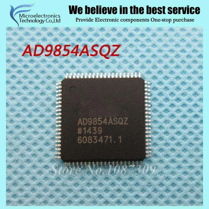2 шт. Бесплатная доставка AD9854ASQZ AD9854 QFP-80 сбора данных АЦП/ЦАП-Специализированная 300
