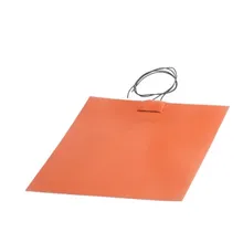 330x330 мм 220 В 400 Вт с клейкой задней и NTC 100 K Термистор силиконовый Нагреватель Коврик для 3D-принтера