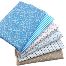 Простая хлопковая ткань с цветочным принтом в горошек для рукоделия шитья жир четверть комплект Тильда лоскутное шитье ткань кукла игрушка материал ткани