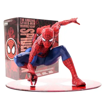 

10cm The Amazing SpiderMan ARTFX + STATUE 1/10 Scale Pre-Painted Model Kit PVC Action Figure Model Collection Toy