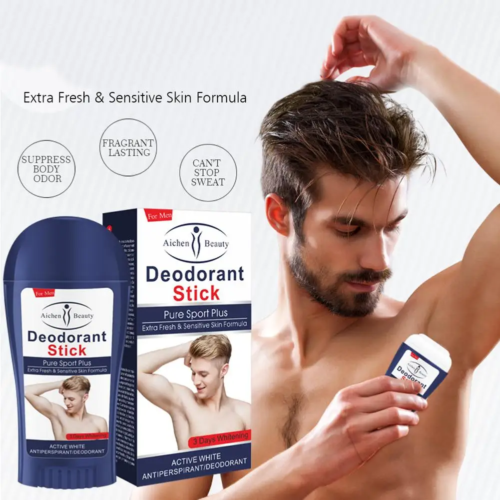 Для мужчин 50 мл Увлажняющий Отбеливание дезодорант Стик подмышки подмышек анти крем с запахом Новый