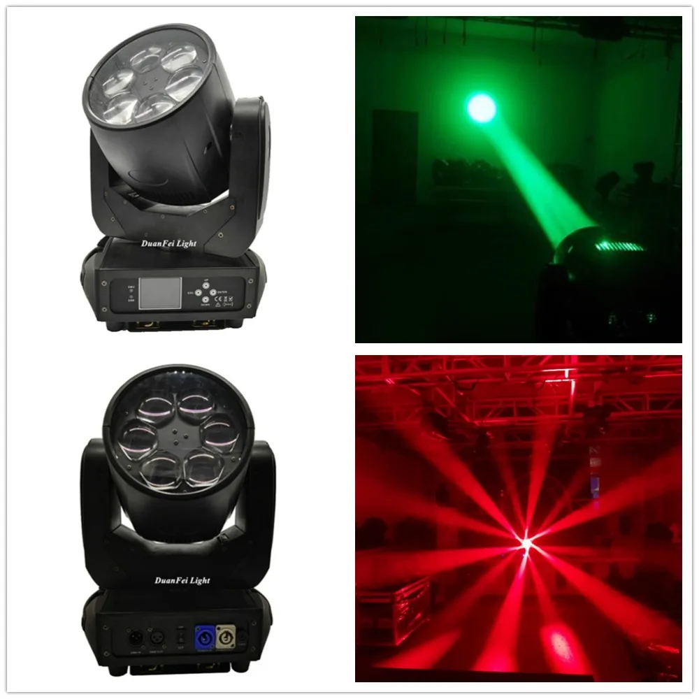 

10pieces high power spotlights dj zoom lyre led beam moving head 6x40w led moving head bee eye