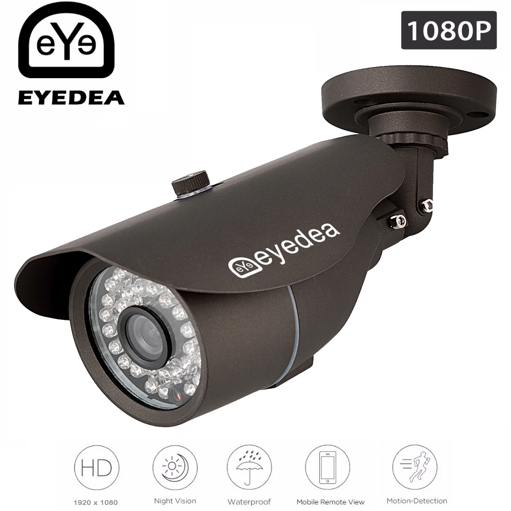 

Eyedea Brand New 5500TVL Night Vision Black Bullet Outdoor Waterproof Video Surveillance CCTV Security Camera for AHD Recorder