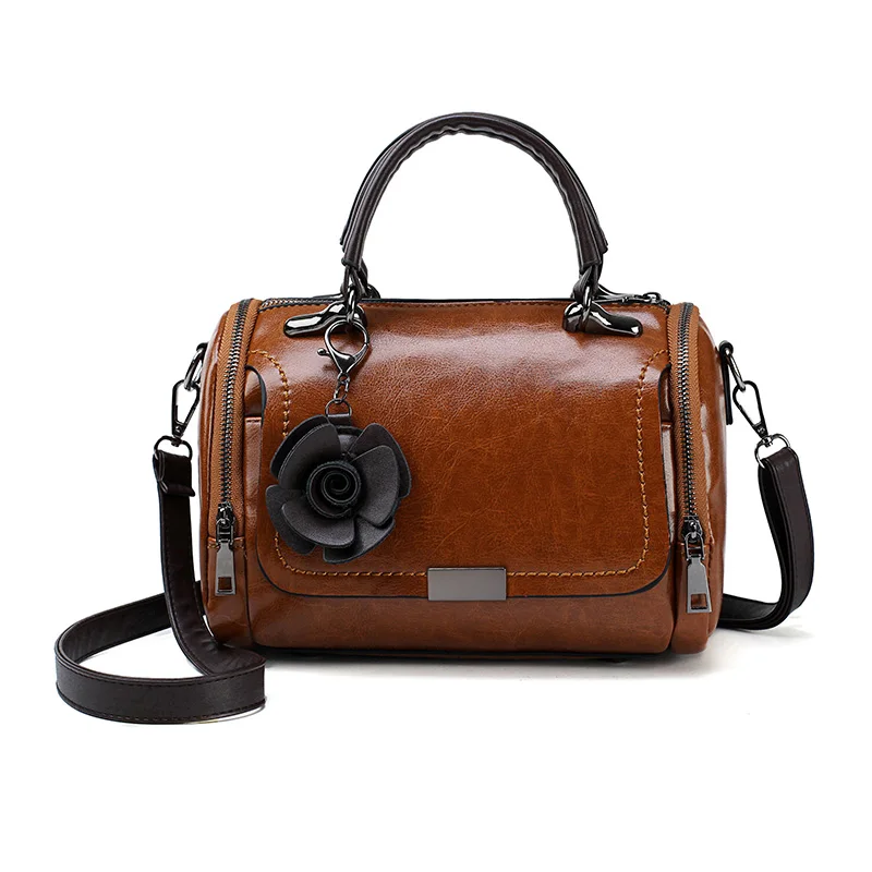 

Iuxury Handbags Women Bags Designer Boston Flower bags for women Vintage bag handbag women famous brand luxury handbag women bag