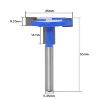 כרסום קאטר 1PC 1/4 