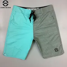 Летние Новые лоскутные разноцветные Стрейчевые пляжные шорты мужские Spendex водонепроницаемые тонкие дышащие повседневные шорты большого размера