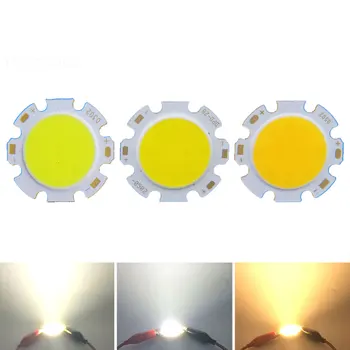 

10pcs/lot 28mm Round COB LED Light Source 3W 5W 7W 10W 12W Chip On Board for Spotlight Dwonlight House Lighting Circular LED COB