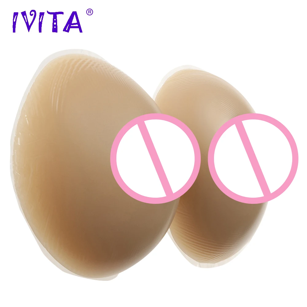 

IVITA 600g Sutan Realistic Silicone Breast Forms Crossdress Fake Boobs For Crossdressers Shemale Bra Fake Breasts Mastectomy