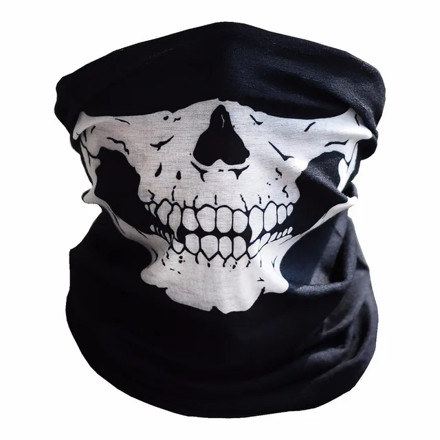 Party Mask 1/2 Piece  SKULL Ghost Face Motorcycle Windproof Mask Outdoor Sports Warm Ski Caps Bicyle Bike Balaclavas Scarf