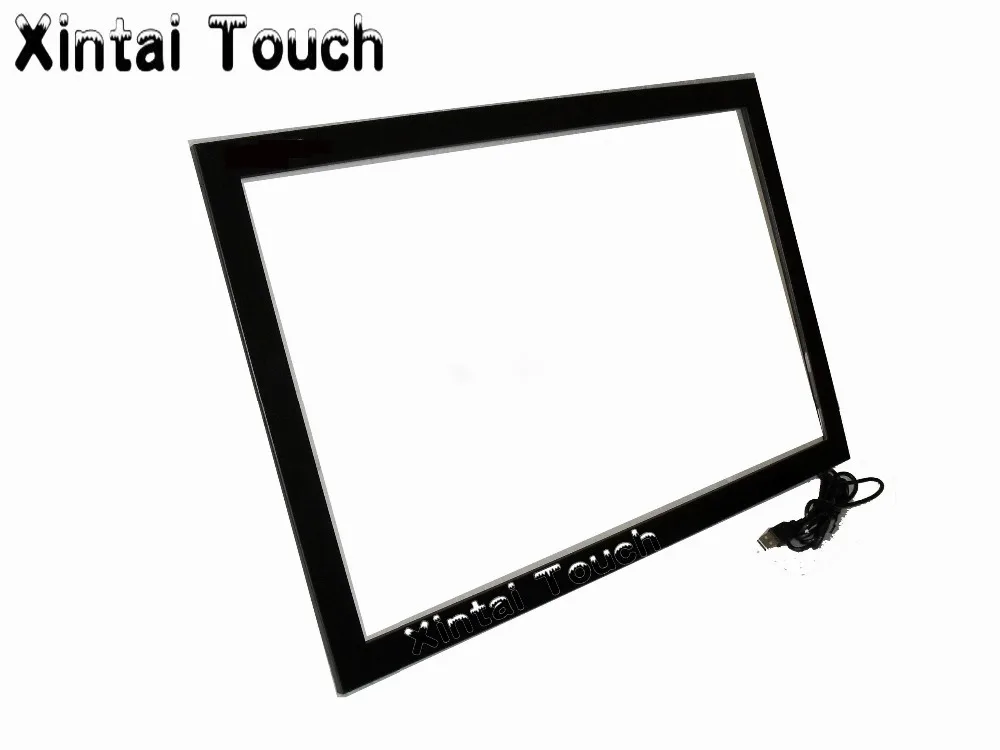 

Free Shipping! 8PCS 55" driver free IR Touch Screen Panel/Frame, Truly 10 points USB Touch Screen Overlay kit