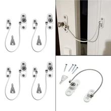 4 шт./компл. защита от детей Детские замки безопасности из нержавеющей стали замок для безопасности детей ограничитель для блокировки окон для Окно Ограничитель замок