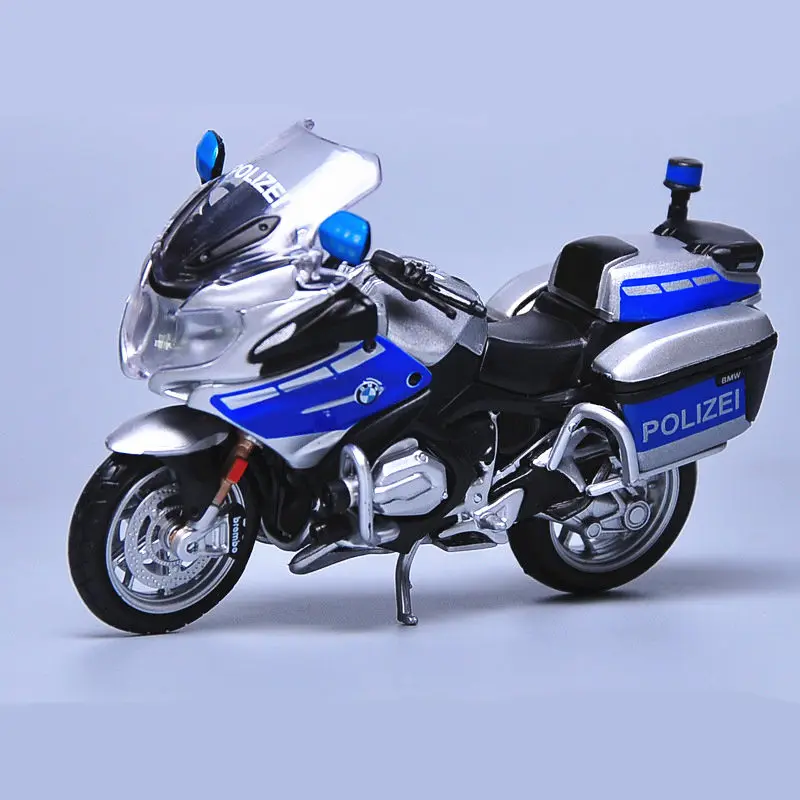 Maisto 1:18 BMW Yamaha полицейский Мотоцикл серия Silvardo авторизованный имитационный сплав модель мотоцикла игрушечный автомобиль - Цвет: BMWR1200RA