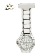 2017 SEWOR Top Brand New Fashion Elegance sliver Crystal Pendant Watch top Popularity Pocket Watch C172