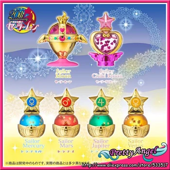 

PrettyAngel - Original Bandai Sailor Moon 20th Anniversary Gashapon Bishoujo Senshi Sailor Moon Prism Power Dome Mini Figures