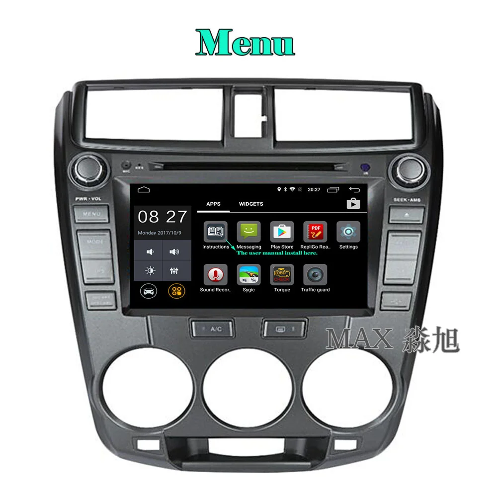 MAX для Honda City 2008 2009 2010 2011 2012 автомобиль радио gps навигации Системы с CD плеер Bluetooth