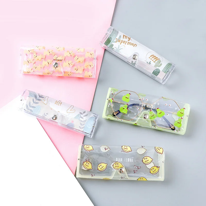 

Animal Clear Sunglasses Glasses Case Transparent Glass Display Storage Protection Carry Box Eyewear Accessoires Women