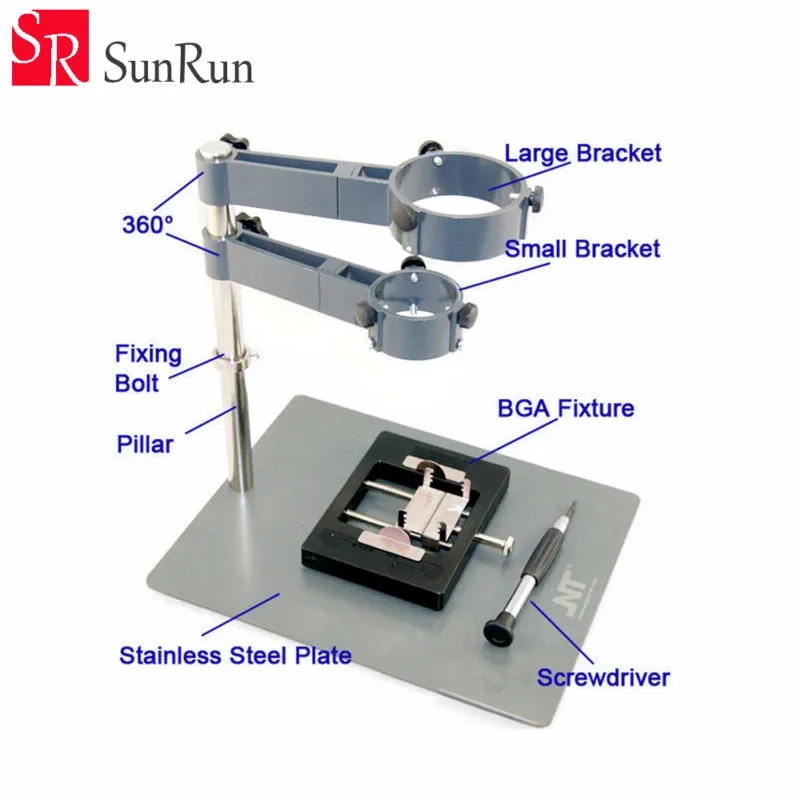 F-204 набор инструментов горячий воздушный пистолет зажим держатель ремонт платформы многофункциональное приспособление