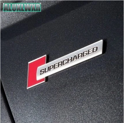 

Red supercharged Supercharged standard side marked for Audi A1 A3 A4 A5 A6 A7 A8 Q5 Q7 R8 TT S5 S6 S7 S8 SQ5 RS5 TT car-styling