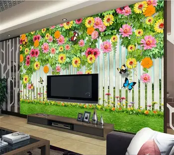 

3d room wallpaper custom photo murals non-woven wall sticker living room rose murals wallpaper for walls 3d