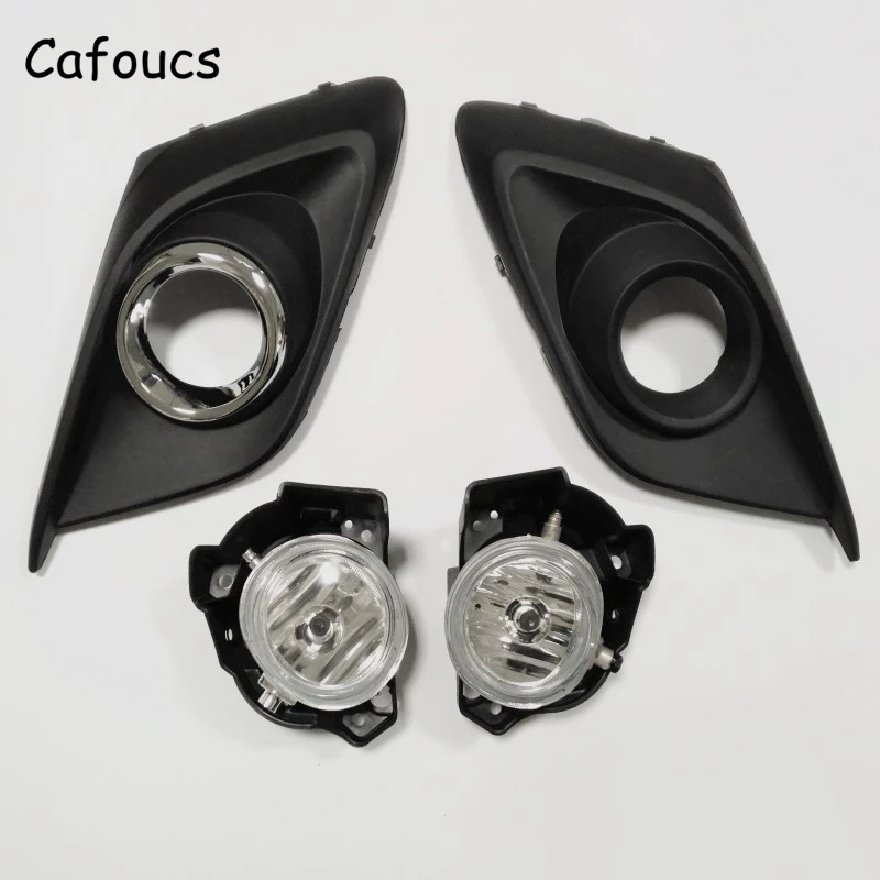 

Cafoucs Front Fog Light Assembly For Mazda 3 Axela 2014-2016 Driving Lamps + Bulbs + Cover