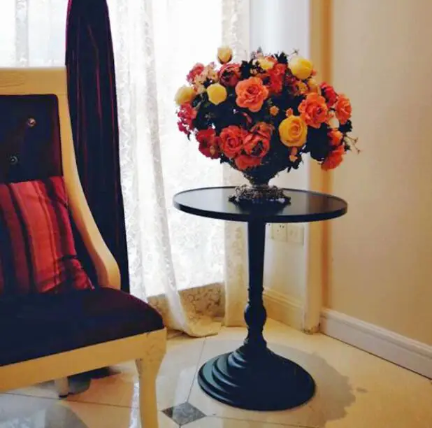 46*60cm Eco-friendly small round tea table Side tables Coffee Table