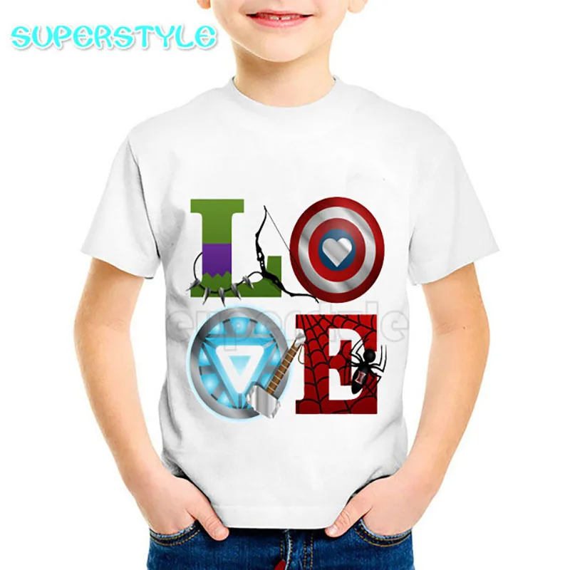 Детская одежда футболка с принтом «Король Лев» и «Симба» г., летняя детская футболка с забавным рисунком для мальчиков и девочек dHKP112
