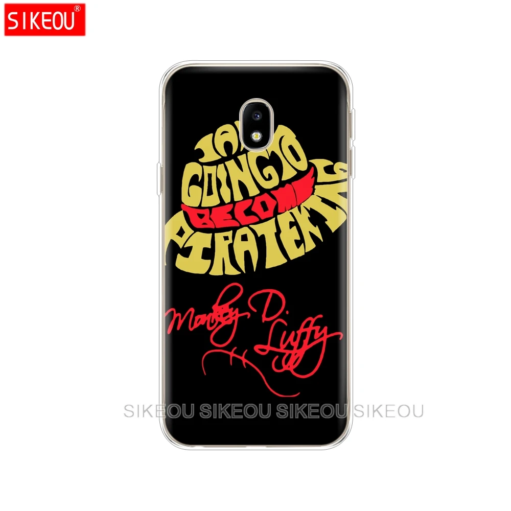 Силиконовый чехол для телефона Samsung Galaxy J3 J5 J7 2017 года J330 J530 J730 PRO j2 2018 One Piece Luffy Zoro