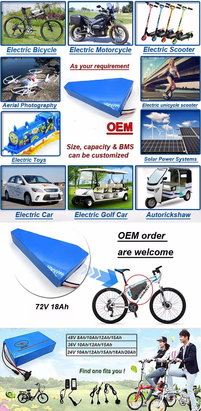 Sale Powerful 1500W Electric Bicycle Giant Ebike Lithium Ion Battery 51.8V 52V 24Ah Li Ion Battery with Electric Bag 30A BMS Charger 6