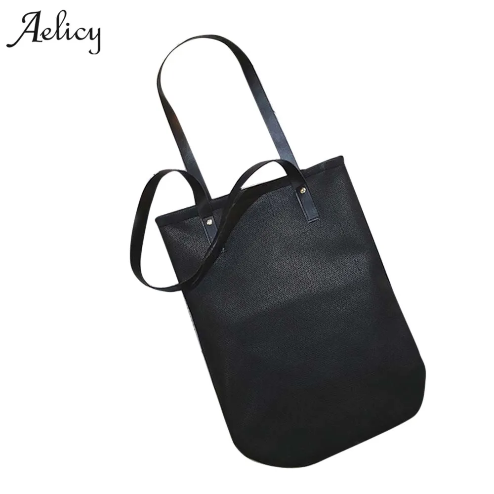 

Aelicy dropshipping new 2019 hot selling Fashion Women Girls Leather Shopping Handbag Shoulder Tote Shopper Bag bolsa feminina