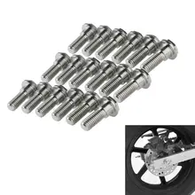 18 шт. M8 X 24 мм F& R дисковый тормоз ротор Болт комплект для Honda CBR600 ST1100 GL1500 NT700