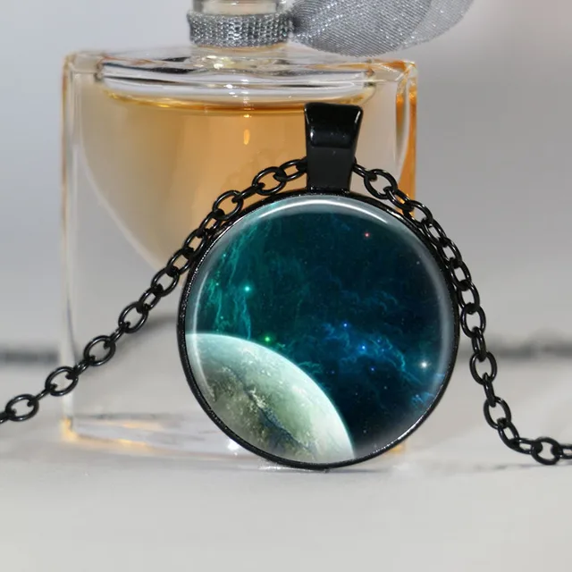 Moon and Cloud necklace  Wearable Art Moon pendant Sky Jewelry Wearble Art Pendant 2017 New Year Birthday Gift for Women 2