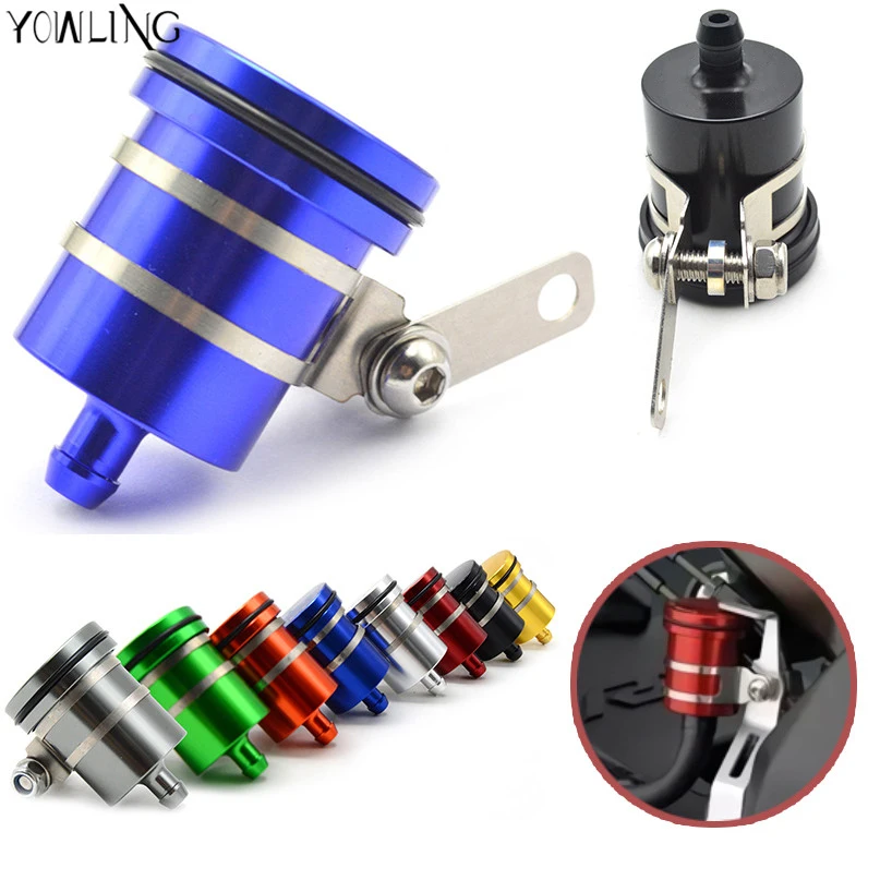 Universal Motorcycle Brake Fluid Reservoir Clutch Tank Oil Fluid Cup For Yamaha R-25 FAZER FZ6 FZ1 FZ8 FZ1000 YZF-R6 R3 R6