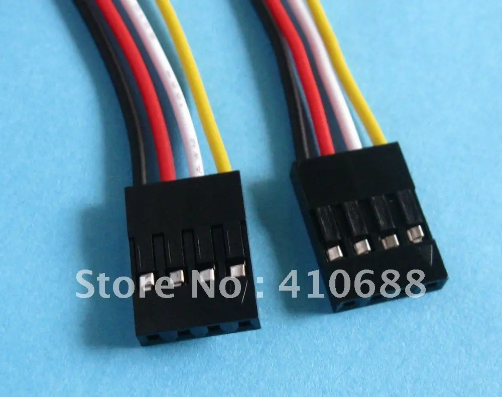 500 шт шаг 2 54 мм 4 Pin 26AWG соединительный провод женский цвета 30 см|4 pin wire|4 wirewire |