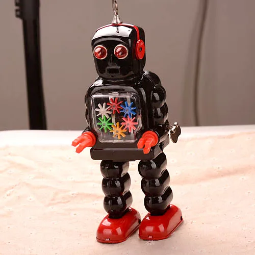 handmade robot toy
