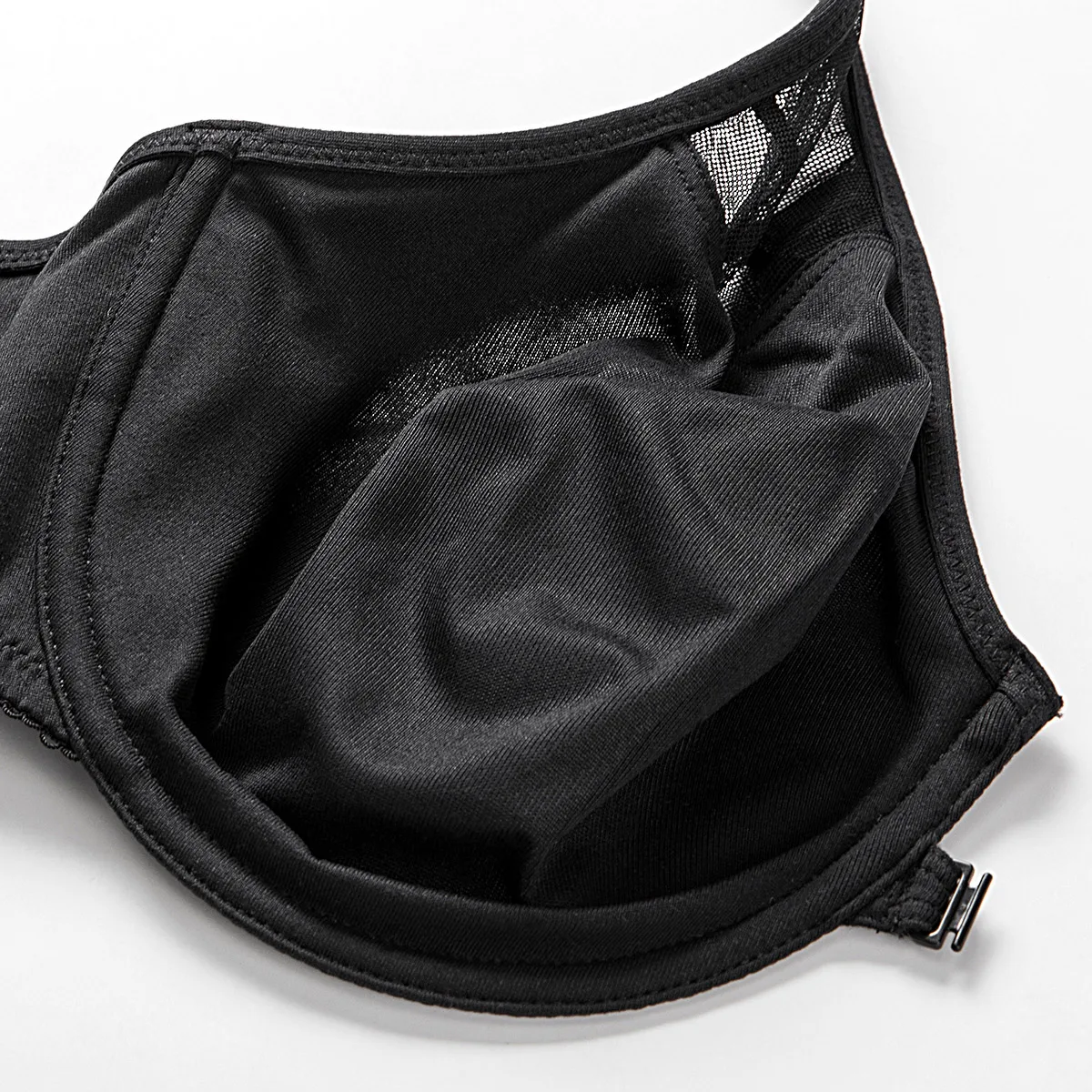 Women's Non Padded Seamless Racerback Underwire Plus Size Front Close Bra 32-38 B C D DD