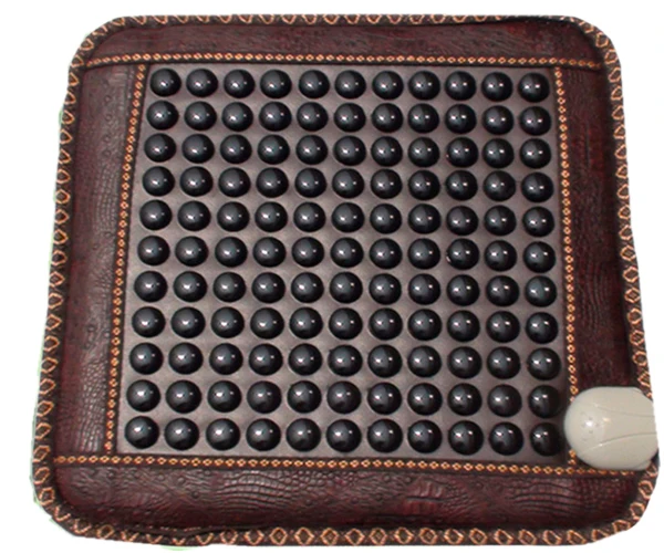 Wholesale High Quality Jade Germanium Stone Tourmaline Heating Mini Mat Heated Pad Cushion Tourmaline Health Cushion