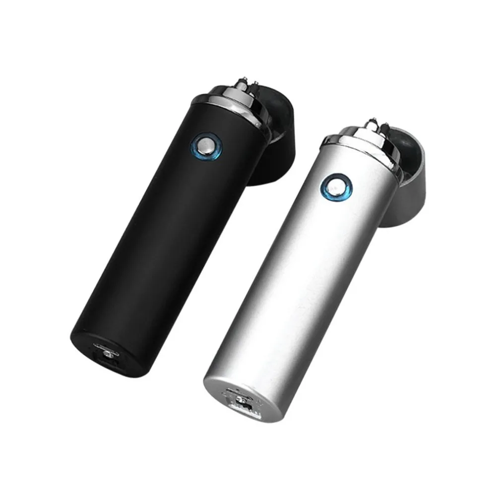 Electric Windproof Flameless Lighter USB Rechargeable Dual Arc