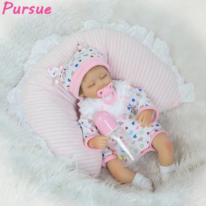 Pursue 43cm Newborn Reborn Babies Silicone Baby Dolls ...