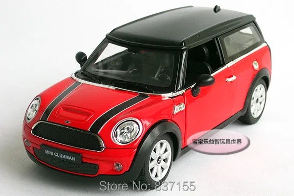 New 124 Mini Cooper Clubman Alloy Diecast Car Model Toy Collecion