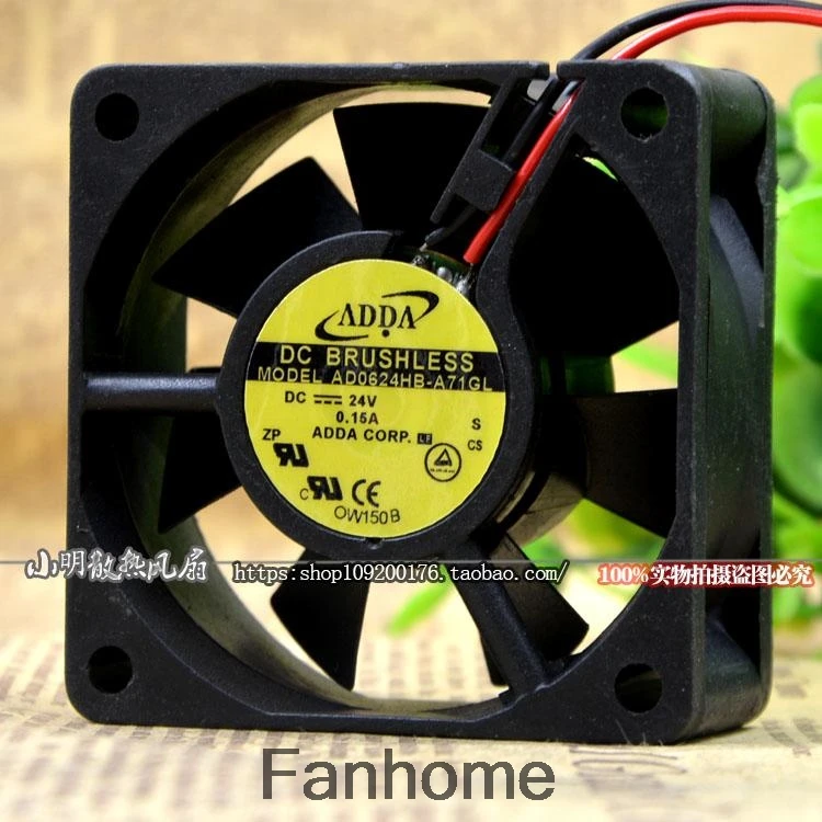 Для ADDA 6025 AD0624HB-A71GL 24V 0.15A 6CM инверторный KEB охлаждающий вентилятор | Компьютеры и