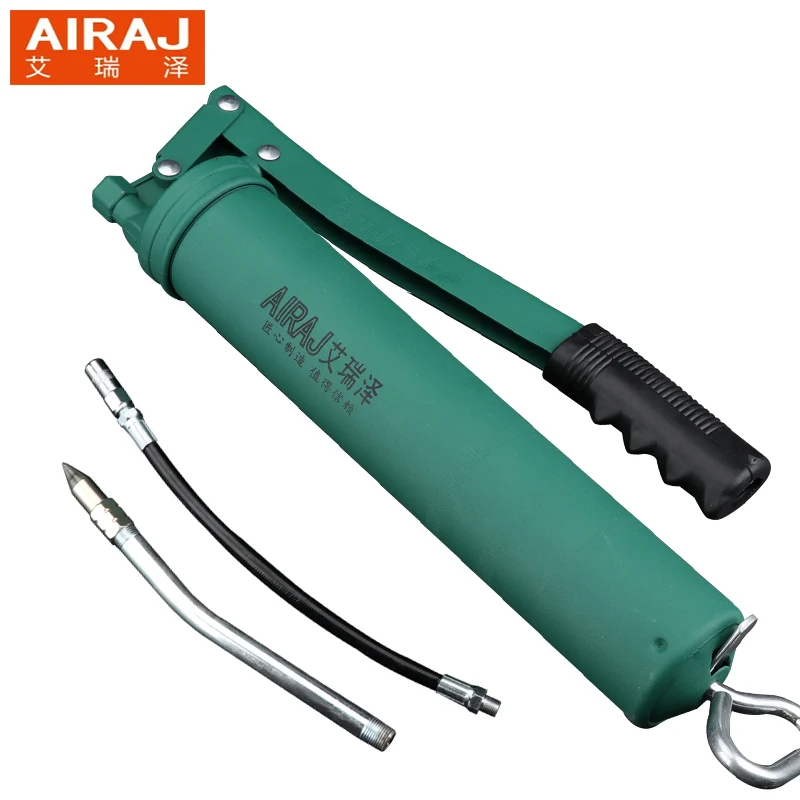 AIRAJ Pressure 500cc Transparent Long Beak Machine Oiler Bottle Manual