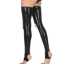 Латексные чулки женские шаг ноги Резиновые чулки бедра высокие резиновые чулки по индивидуальному заказу