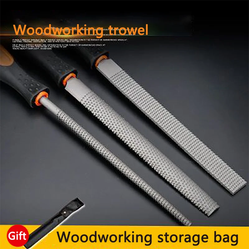

DOXA High Strength Steel Three-piece Suit Woodworking Steel File Middle Tooth Sanding Tool Gift Bag Smooth the Object