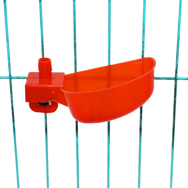 5 шт. перепелиные кормушки курица поилка красная птица Кормление Инструменты Автоматическая миска для воды Пчеловодство голубь принадлежности для птиц
