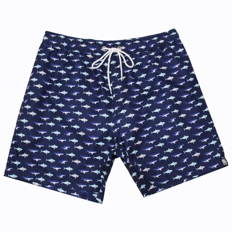 Новые летние оптовые мужские пляжные шорты быстросохнущие летние мужские s Siwmwear с принтом Мужские шорты для плавания пляжные шорты