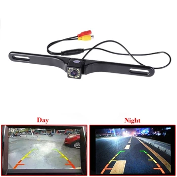 

Night Vision 12 IR LED Car Rear View camera License Plate Frame Back Up Camera