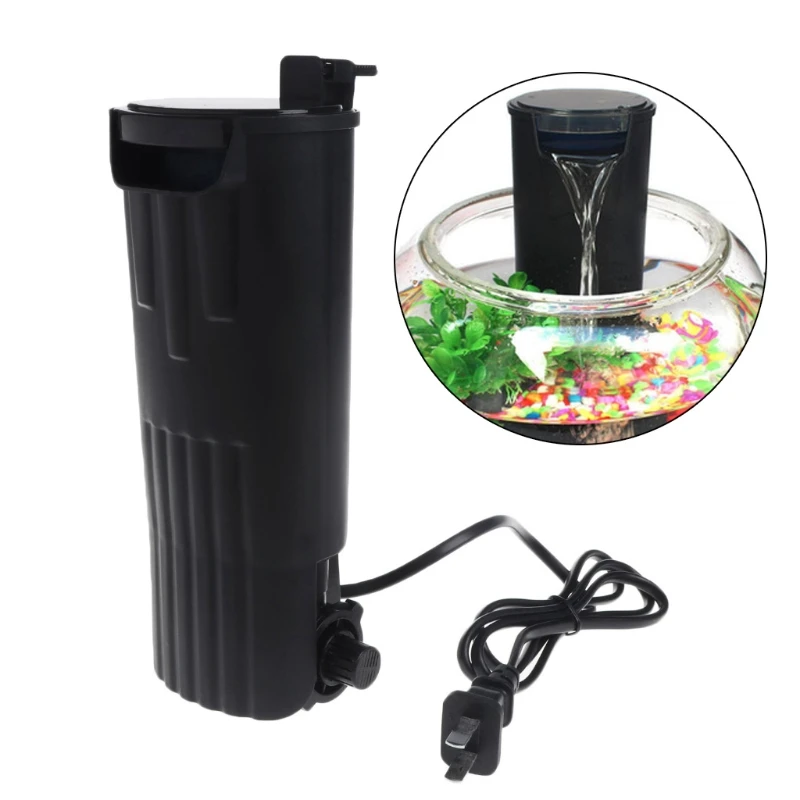 Filter /Fabric US Plug Aquarium Filter Low Water Hanging Waterfall