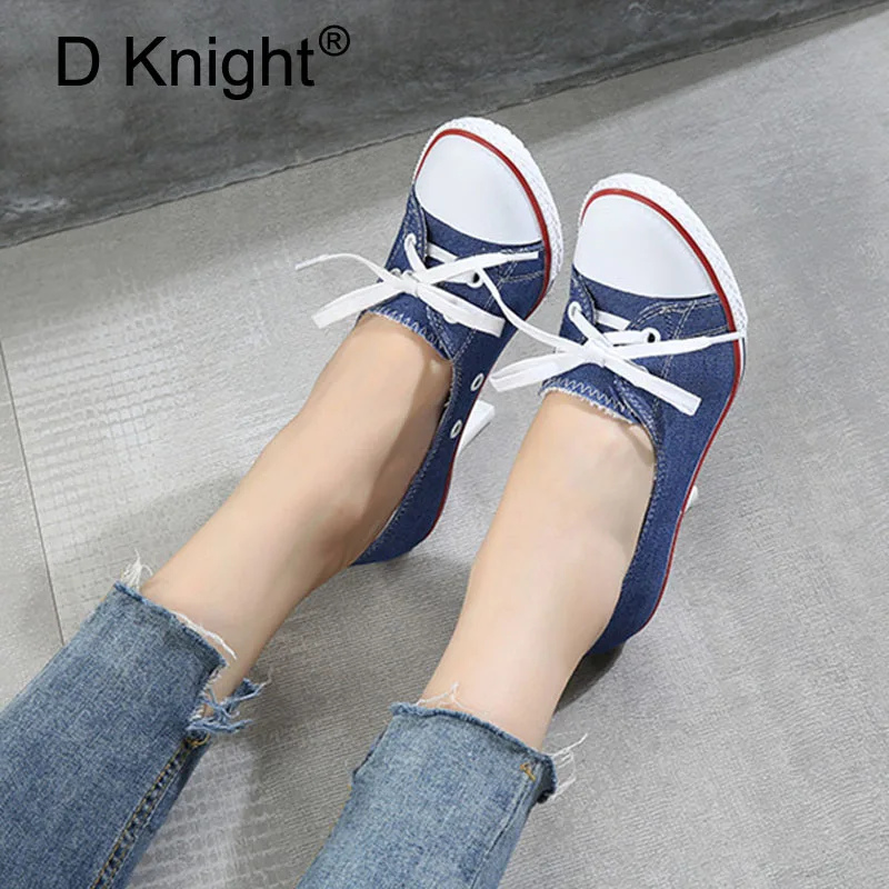 Blue 8CM Thick Heels